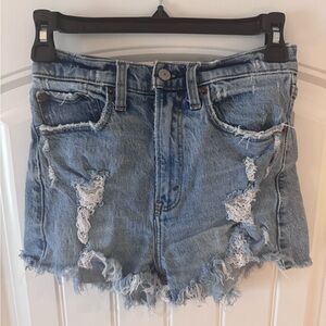 Abercrombie & Fitch Distressed Denim Women Shorts size 24